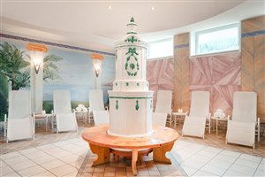 Ruheraumm mit Liegestühle Hotel Kristiania